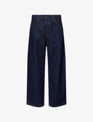 CARHARTT WIP: Brandon Wide-Leg Relaxed-Fit Denim Jeans