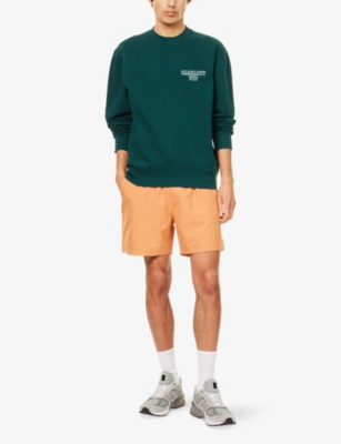 Carhartt Wip Orange Polyester Chase Swim Trunks In Multi