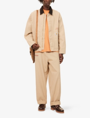 CARHARTT WIP: Arcan Graphic-Print Denim Jacket