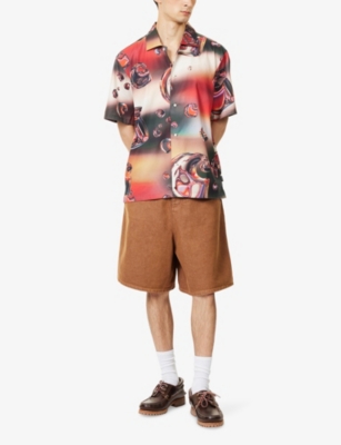 Carhartt Mens Solar Chrome Short-sleeves Woven Shirt In Multi