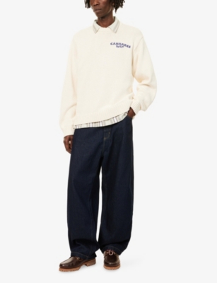 CARHARTT WIP: Helix Graphic-Print Knitted Sweater