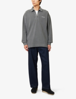 CARHARTT WIP: Embroidered-Logo Loose-Fit Cotton-Jersey Sweatshirt