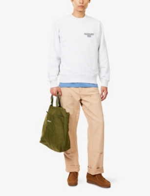 CARHARTT WIP: Alumni Logo-Embroidered Cotton Sweatshirt