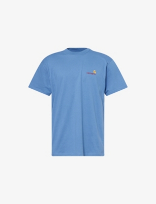 CARHARTT WIP: American Script Embroidered Cotton T-Shirt