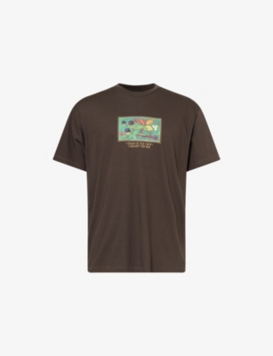 CARHARTT WIP: Graphic-Print Crewneck Cotton T-Shirt