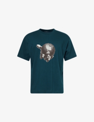 CARHARTT WIP: Saviour Graphic-Print Crewneck Cotton T-Shirt