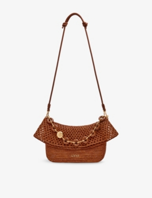 LOEWE: Loewe x Paula's Ibiza Ola Medium Raffia Shoulder Bag
