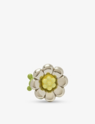 LOEWE: Loewe x Paula's Ibiza Caterpillar Dice Enamelled Brass Charm