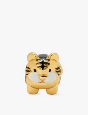 LOEWE: Loewe x Paula's Ibiza Tiger Dice Enamelled Brass Charm
