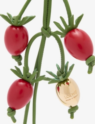 LOEWE: Loewe x Paula's Ibiza Tomato Branch Leather Charm