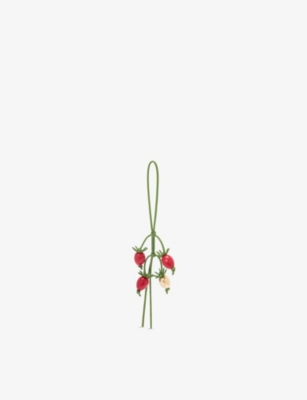 LOEWE: Loewe x Paula's Ibiza Tomato Branch Leather Charm