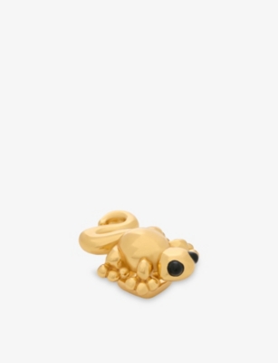 LOEWE: Loewe x Paula's Ibiza Geko Brass Pin