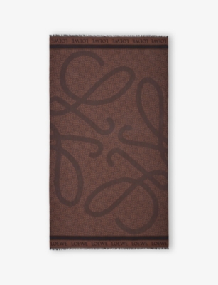 LOEWE: Loewe x Paula's Ibiza Anagram Brand-Print Cotton Pareo