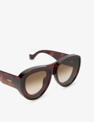 LOEWE: Loewe x Paula's Ibiza G314487X01Aviator-Frame Acetate Sunglasses