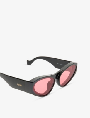 LOEWE: Loewe x Paula's Ibiza G314FRLX011100 Cat-Eye Acetate Sunglasses