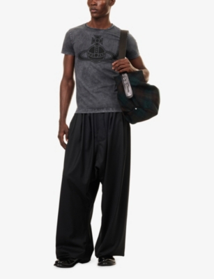 VIVIENNE WESTWOOD: Balloon Drawstring-Waist Wool Trousers