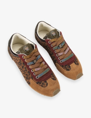 KURT GEIGER LONDON: Islington Suede Trainers