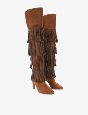 Kurt Geiger London Shoreditch Over The Knee Boot In Multi