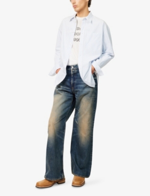 ACNE STUDIOS: Rocka Straight-Leg Denim Jeans