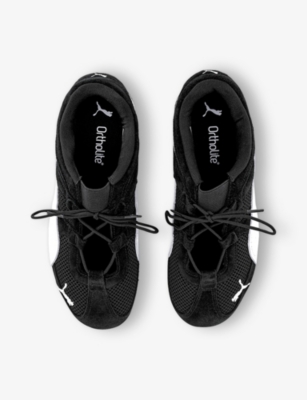 Puma 'speedcat' Black Sneakers With Logo Print On The Side And Logo Lettering On The Side