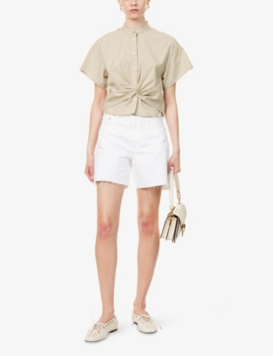 RAG & BONE: Kaia High-Rise Denim Shorts