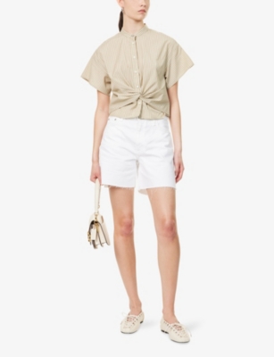 RAG & BONE: Gretchen Striped Cotton Top