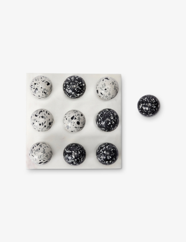 Pietra Tic Tac Toe Engineered Stone Game