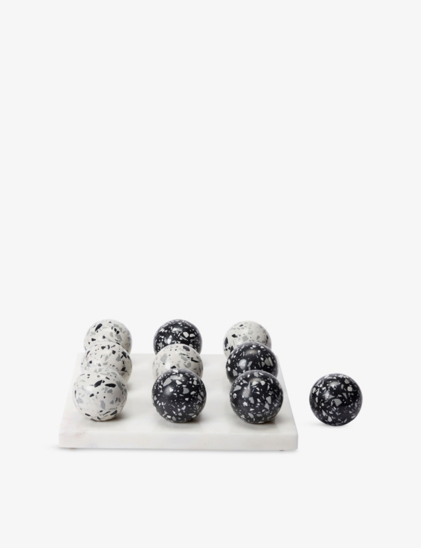 Pietra Tic Tac Toe Engineered Stone Game