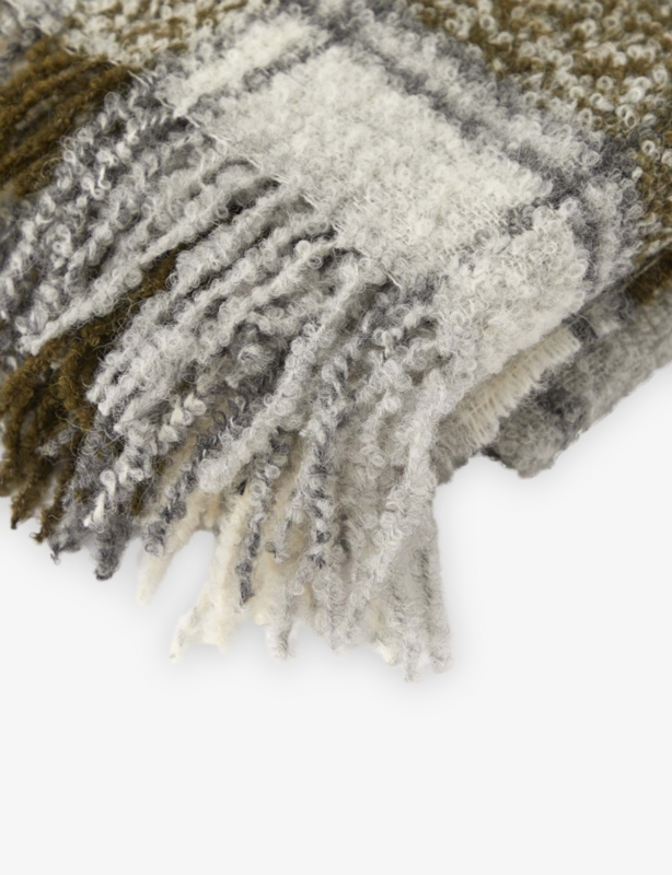 Tartan Alpaca-Blend Throw 180cm x 130cm