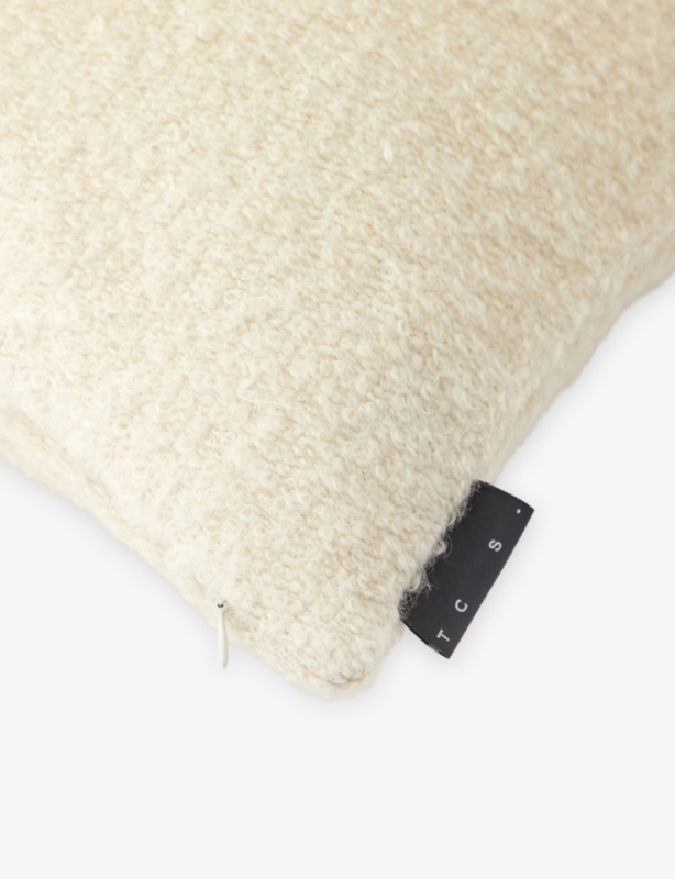 Bouclé-Texture Alpaca-Blend Cushion Cover 50cm x 50cm