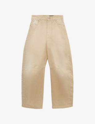 LOEWE: Loewe x Paula’s Ibiza Barrel-Leg Mid-Rise Jeans