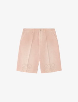 LOEWE: Loewe x Paula’s Ibiza Anagram-Embroidered Relaxed-Fit Low-Rise Denim Shorts