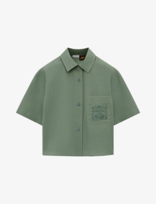 LOEWE: Loewe x Paula's Ibiza Short-Sleeve Cotton-Blend Shirt