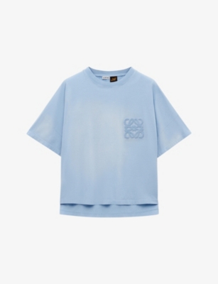 LOEWE: Loewe x Paula’s Ibiza Anagram-Patch Short-Sleeve Cotton-Blend T-Shirt
