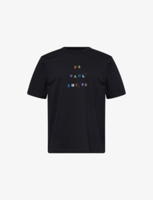PS BY PAUL SMITH: Brand-Print Casual-Fit Cotton-Jersey T-Shirt