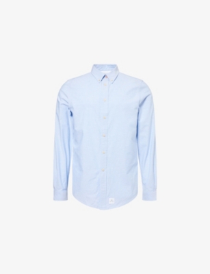 PS BY PAUL SMITH: Buttoned-Collar Tailored Fit Cotton Shirt