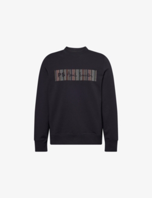 PS BY PAUL SMITH: Regular-Fit Embroidered-Logo Cotton-Jersey Sweatshirt