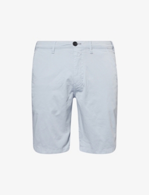 Brand-Patch Regular-Fit Stretch-Cotton Shorts