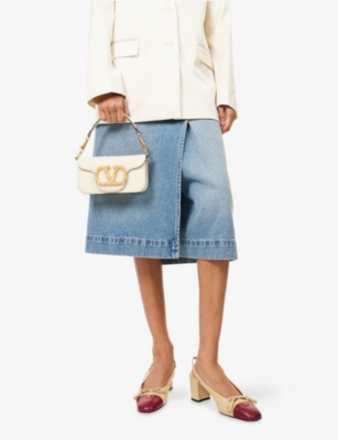VALENTINO GARAVANI: Locò VLogo Small Leather Shoulder Bag