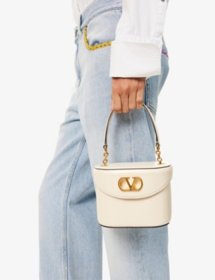 VALENTINO GARAVANI: Vain Vanity Mini Leather Cross Body Bag