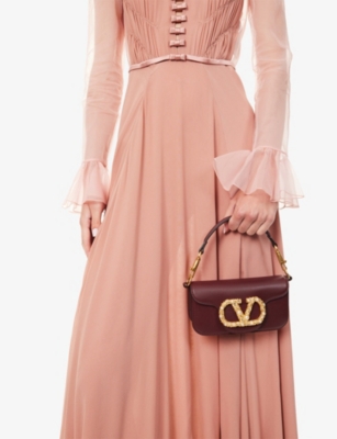 VALENTINO GARAVANI: Locò VLogo Small Leather Shoulder Bag