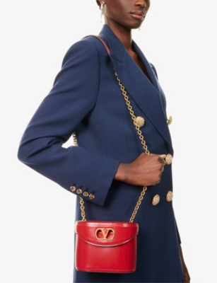 VALENTINO GARAVANI: Vain Vanity Mini Leather Cross Body Bag