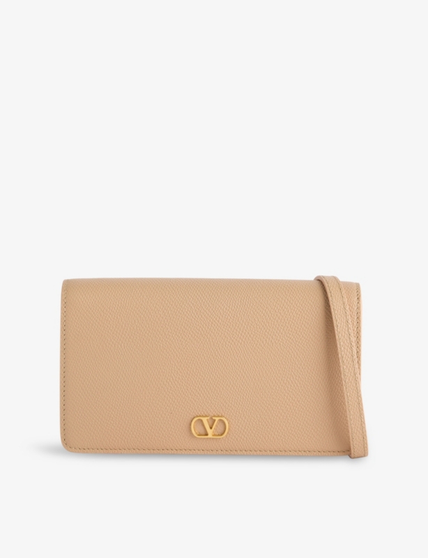 VLogo Signature Leather Mini Shoulder Bag