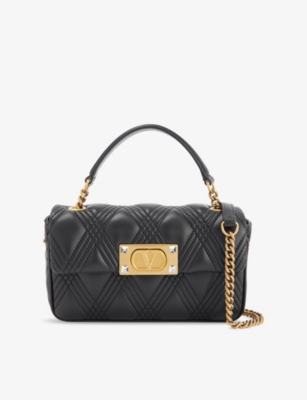VALENTINO GARAVANI: Quiltie 67 Small Leather Shoulder Bag