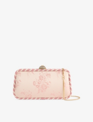 VALENTINO GARAVANI: Carry Secrets Jacquard Clutch Bag