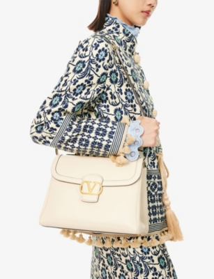 VALENTINO GARAVANI: 9to5 Leather Top Handle Bag