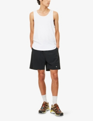 247 By Represent Mens Black 247 Training Stretch-woven Shorts