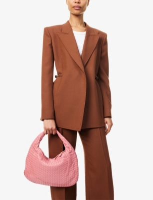 RESELFRIDGES: Pre-Loved Bottega Veneta Intrecciato Leather Hobo Bag