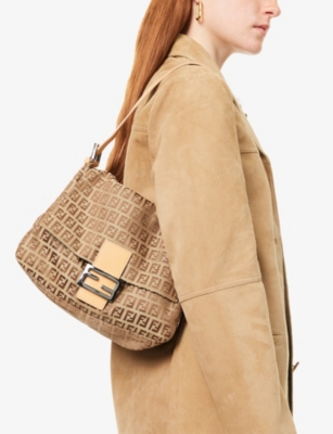 RESELFRIDGES: Pre-Loved Zucchino Mamma Forever Canvas Shoulder Bag