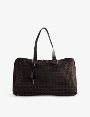 RESELFRIDGES: Pre-Loved Fendi Zucchino Canvas Tote Bag